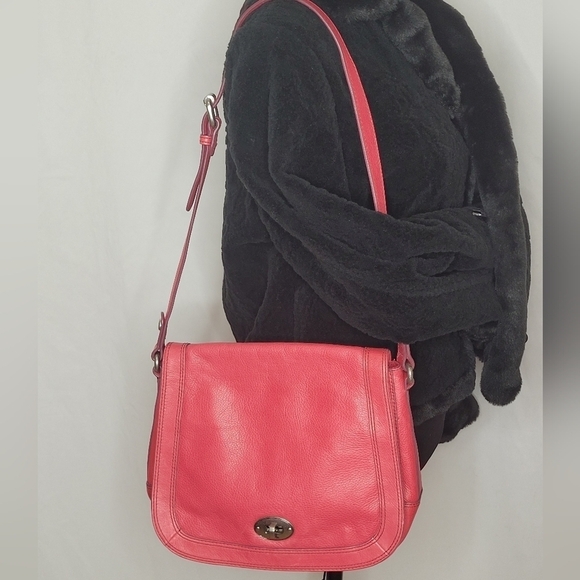 Fossil Marlow Flap Crossbody in Flamingo Pink - Picture 2 of 13